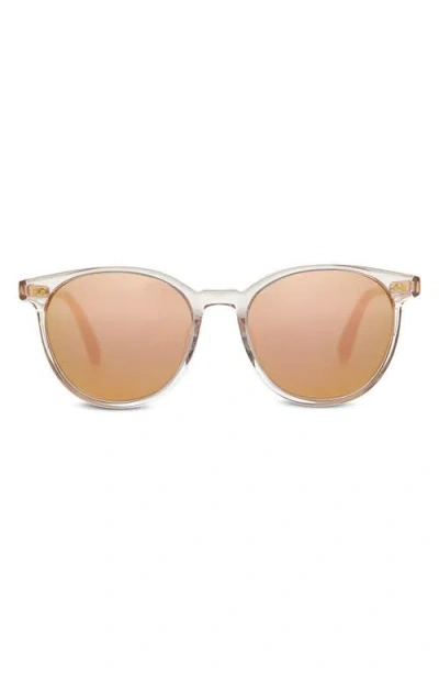 Toms Bellini 52mm Round Sunglasses In Medium Yellow