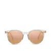 Toms Bellini Champagne Crystal Handcrafted Sunglasses In Pink