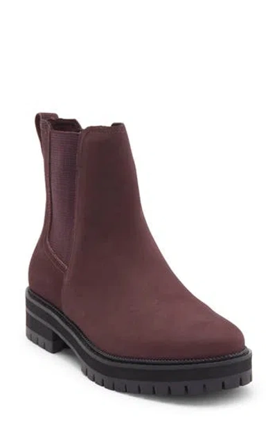 Toms Bennet Chelsea Boot In Burgundy