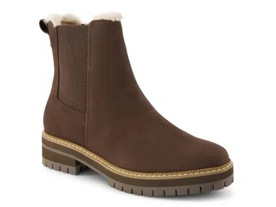 Toms Bennet Chelsea Boot In Dark Brown