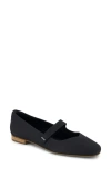 Toms Bianca Mary Jane Flat In Black Leather