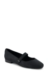 Toms Bianca Mary Jane Flat In Black