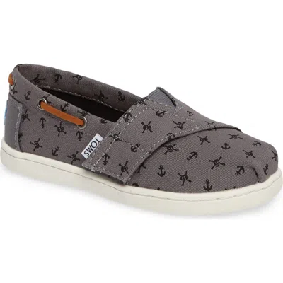 Toms Kids'  Bimini Print Slip-on In Gray
