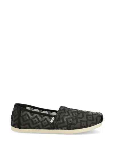 Toms 기하학 패턴 에스파드리유 In Black
