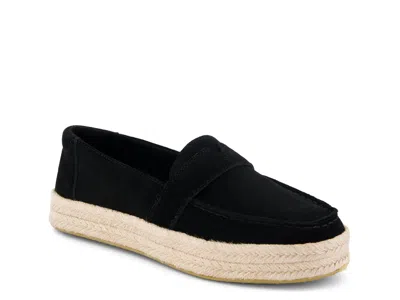 Toms Blakely Espadrille Loafer In Black