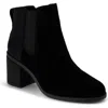 Toms Block Heel Chelsea Boot In Black