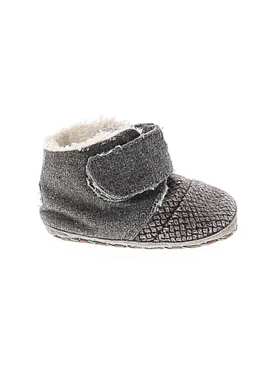 Pre-owned Toms Kids' Booties In Gray
