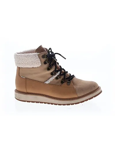 Pre-owned Toms Boots In Brown