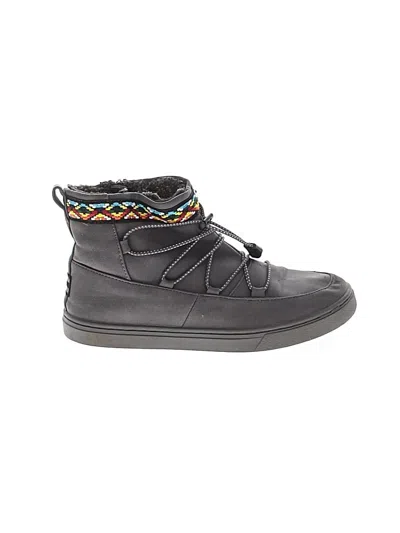 Pre-owned Toms Kids' Boots In Gray