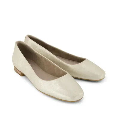 Toms Briella Ballet Flat Women's Us 12 Champagne Metallic Slip On Shoes Zpo1132 In Gold