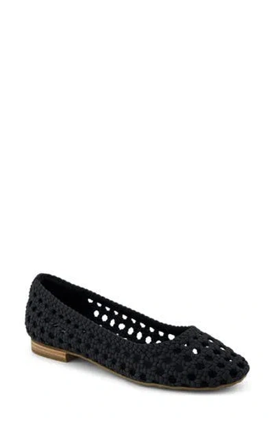 Toms Briella Flat In Black