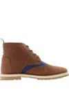 Toms Brogue Leather Boots In Brown