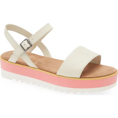 Toms Brynn Platform Sandal In Cream