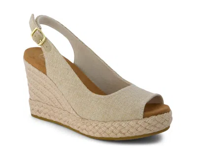 Toms Camilla Espadrille Wedge Sandal In Neutral