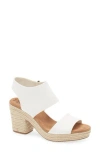 Toms Majorca Platform Sandal In White