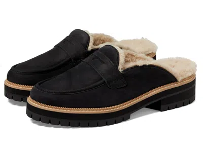 Toms Cara Mule Women's Shoes Black: 5 B - Medium, Leather