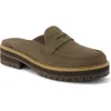 Toms Cara Platform Mule In Green