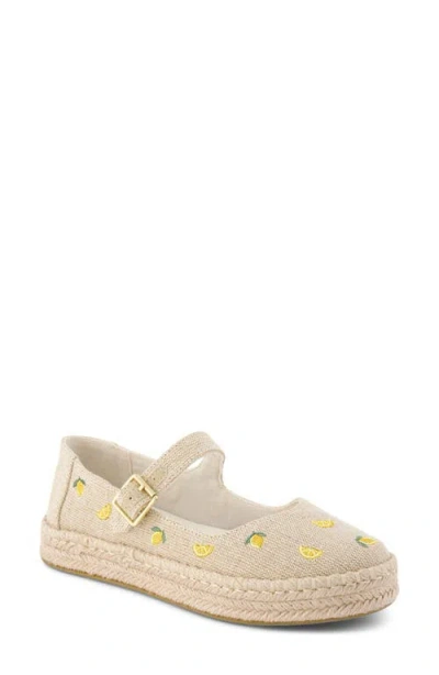 Toms Carolina Espadrille Platform Mary Jane In Animal Print
