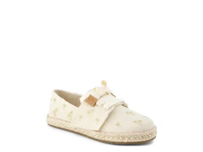 Toms Carolina Espadrille Sneaker Kids' In Natural Beige