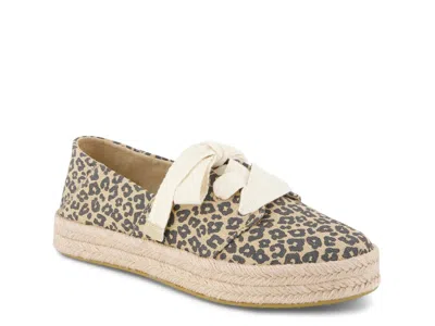 Toms Carolina Lace Up Platform Espadrille Sneaker In Multi