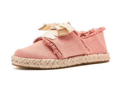 Toms Carolina Lace-up (little Kid/big Kid) Girl's Shoes Pink : 4 Big Kid M, Synthetic