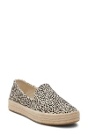 Toms Womens Slip On Cushioned Footbed Slip-on Sneakers In Fog Flocked Mini Cheetah Canvas