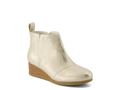 Toms Clare Wedge Boot Kids' In Gold