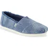 Toms Classic Alpargata Slip-on In Blue