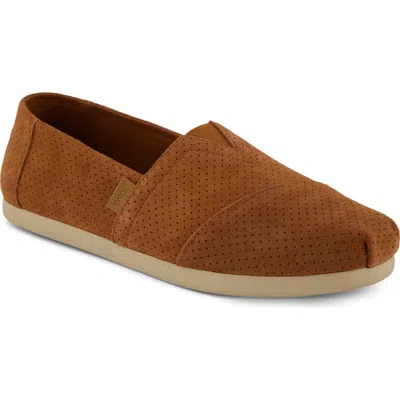 Toms Classic Alpargata Slip-on In Brown