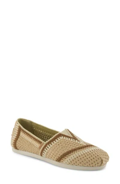 Toms Classic Alpargata Slip-on In Brown