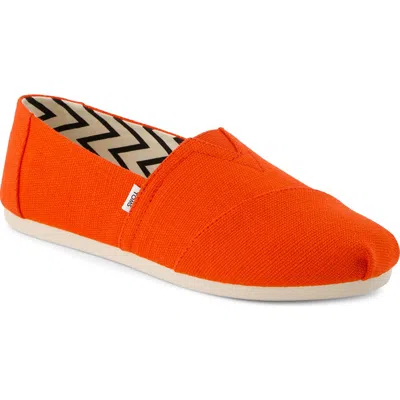 Toms Classic Alpargata Slip-on In Orange