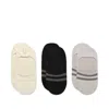 Toms Classic No Show Socks Basics 3 Pack In Multi