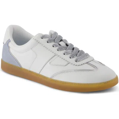 Toms Collins Sneaker In Pastel Blue Multi Leather,suede