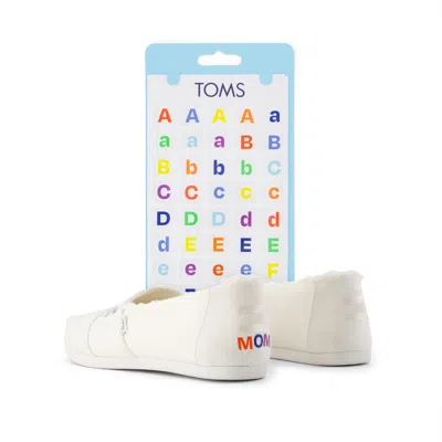 Toms Colorful Letters Shoe Tattoos 4 Pack In Multi