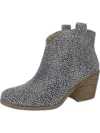 Toms Constance Womens Suede Cheetah Print Cowboy, Western Boots In Multi
