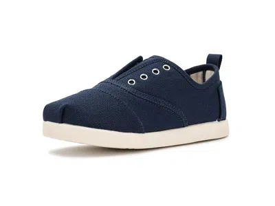 Toms Cordones Plus (little Kid/big Kid) Boy's Shoes Navy : 12.5 Little Kid M In Blue