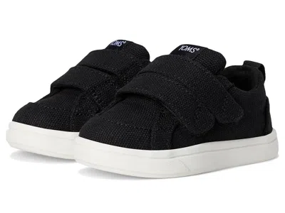 Toms Cruz Double Strap (toddler/little Kid/big Kid) Boy's Shoes Black : 6 Toddler M, Canvas