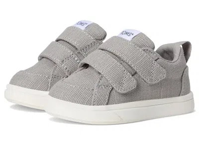 Toms Cruz Double Strap (toddler/little Kid/big Kid) Boy's Shoes Grey : 4 Toddler M, Canvas In Gray