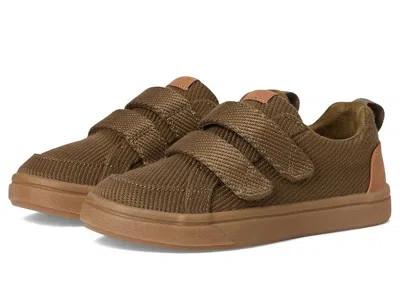 Toms Cruz Double Strap (toddler/little Kid/big Kid) Boy's Shoes Olive : 4 Big Kid M, Canvas In Green