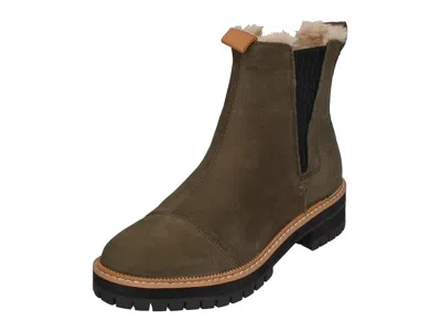 Toms Dakota Women's Boots Water Resistant Tarmac Olive Oiled Nubuck/suede: 5 B - Medium In Brown