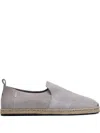 Toms Deconstructed Alparg "grey" Suede Espadrilles In Gray