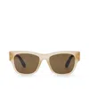 Toms Devon Oatmilk Traveler Sunglasses In Brown