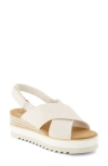 TOMS TOMS DIANA CROSSOVER PLATFORM WEDGE SANDAL