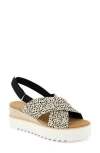 Toms Slingback Espadrille Platform Wedge Sandal In Natural