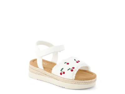 Toms Diana Espadrille Platform Sandal Kids' In Natural Beige