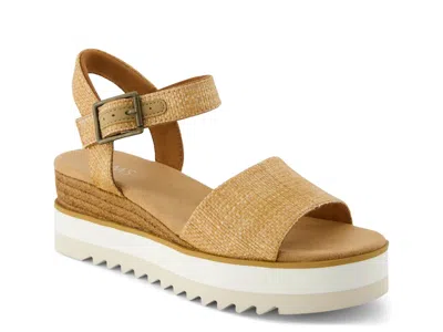 Toms Diana Espadrille Wedge Sandal In Multi