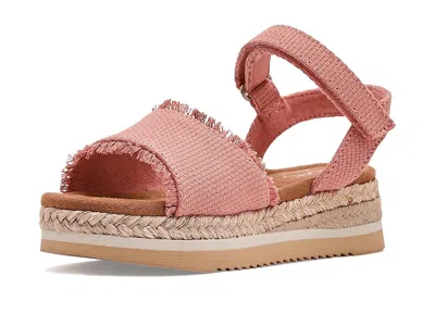 Toms Diana (little Kid/big Kid) Girl's Shoes Pink : 4 Big Kid M, Synthetic