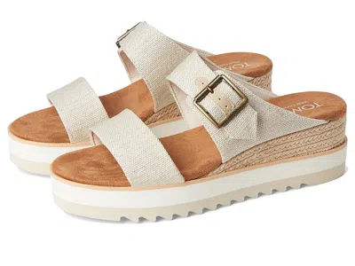 Toms Diana Mule Bukle In White