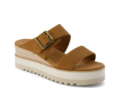 Toms Diana Mule Espadrille Wedge Sandal In Brown