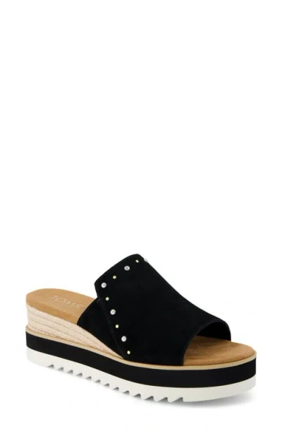 Toms Diana Mule Sandal In Black